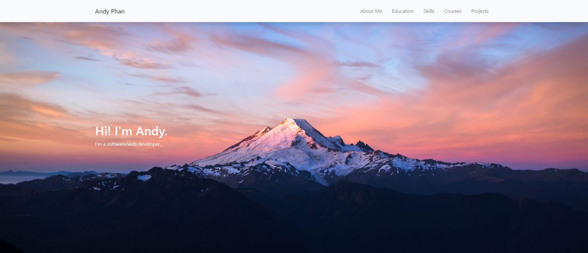 A photo of my website